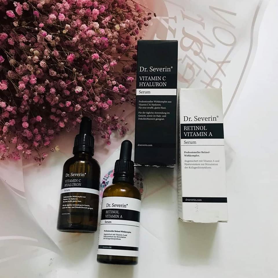 Review Serum Dr Severin Retinol đẩy mụn giúp da mịn màng!!!